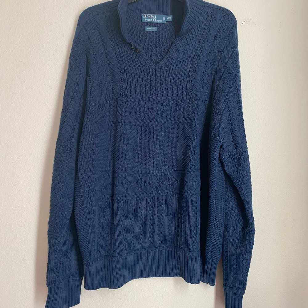 Mens Polo Ralph Lauren Navy sweater xxl